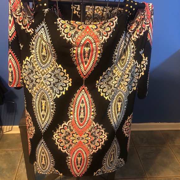 JM Collection Tops - JM Collection cold shoulder top